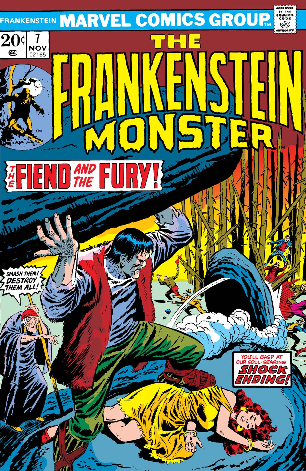 Frankenstein #7 cover