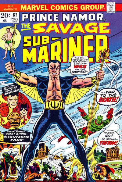 Sub-Mariner #67 cover