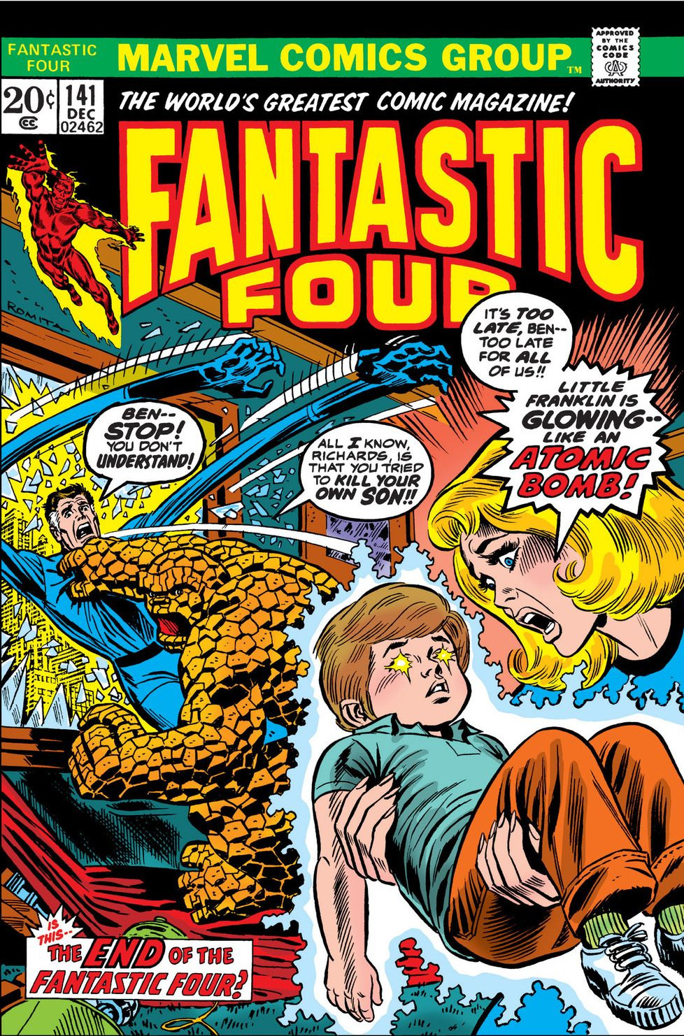 Fantastic Four #141 cover