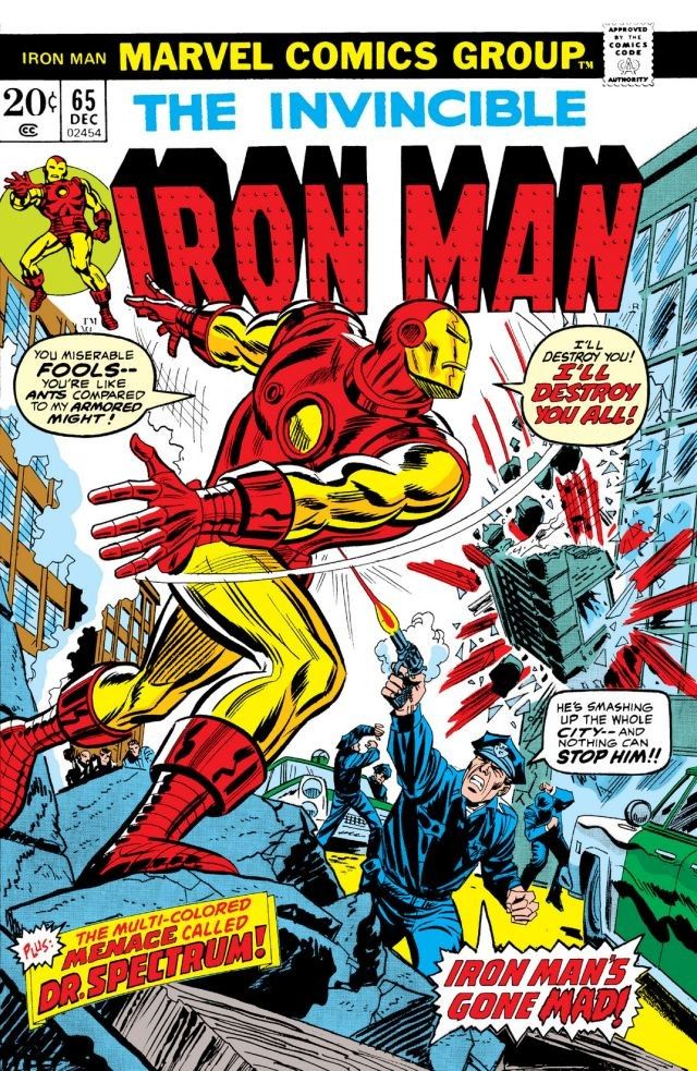 Iron Man #65 cover