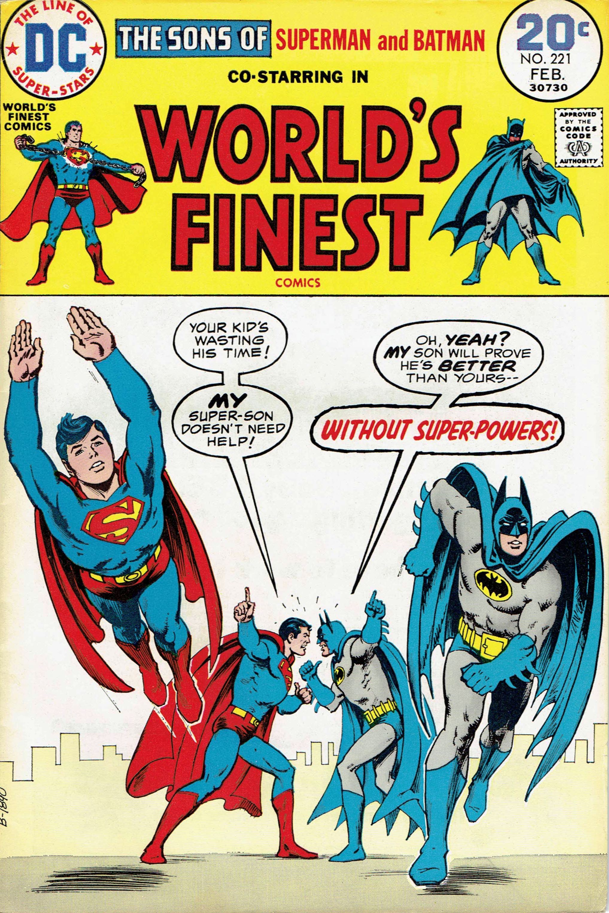 World's Finest Comics #221 cover