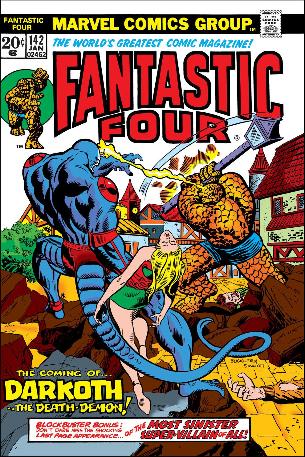 Fantastic Four #142 cover