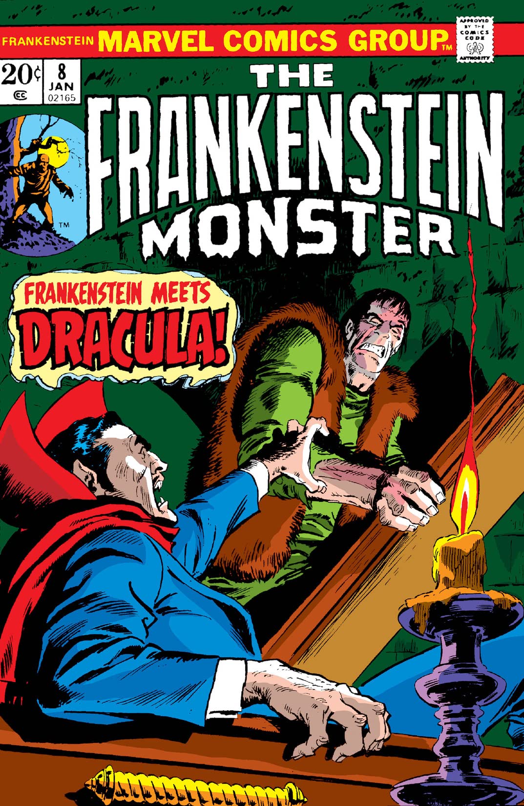 Frankenstein #8 cover