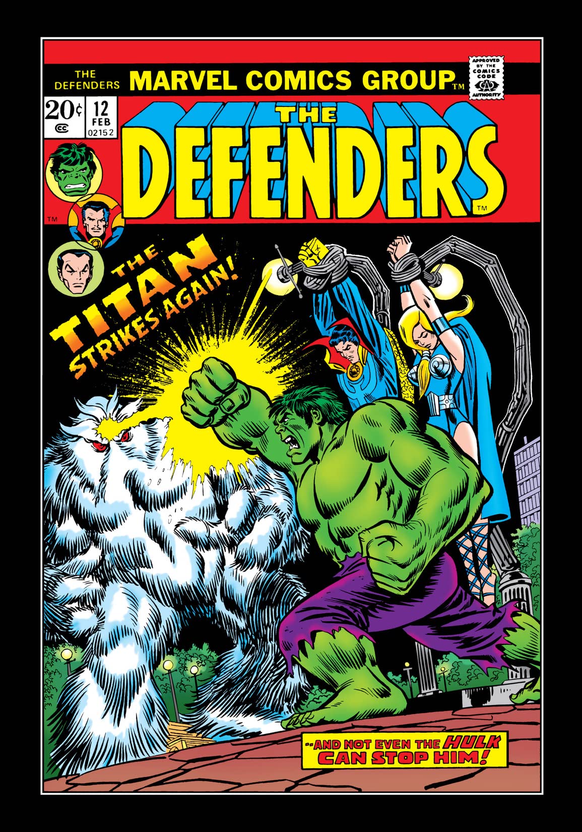 The Defenders #12 cover