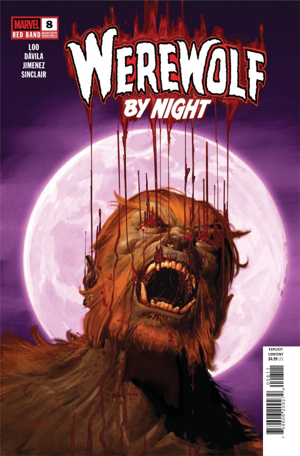 Werewolf by Night: Red Band #8 cover