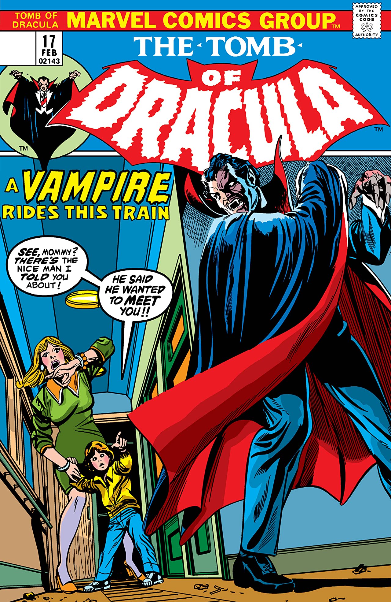 Tomb of Dracula #17 cover