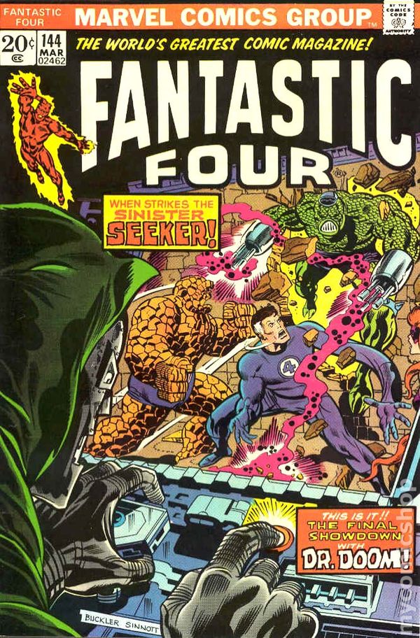 Fantastic Four #144 cover