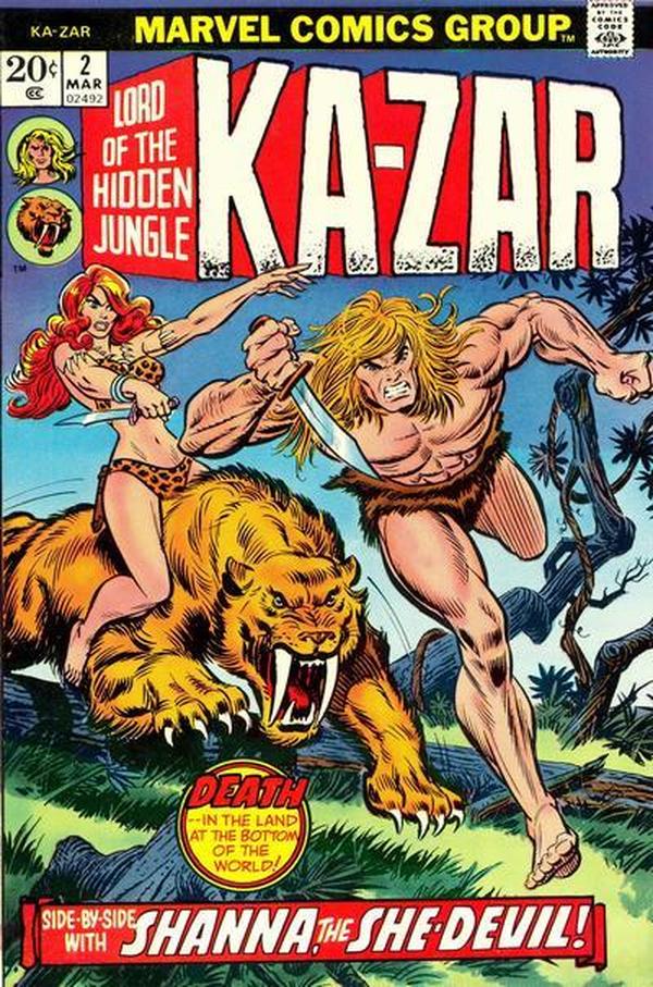 Ka-Zar #2 cover