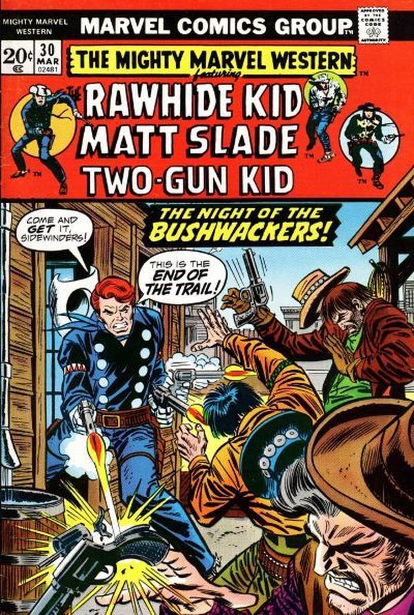 The Mighty Marvel Western #30 cover