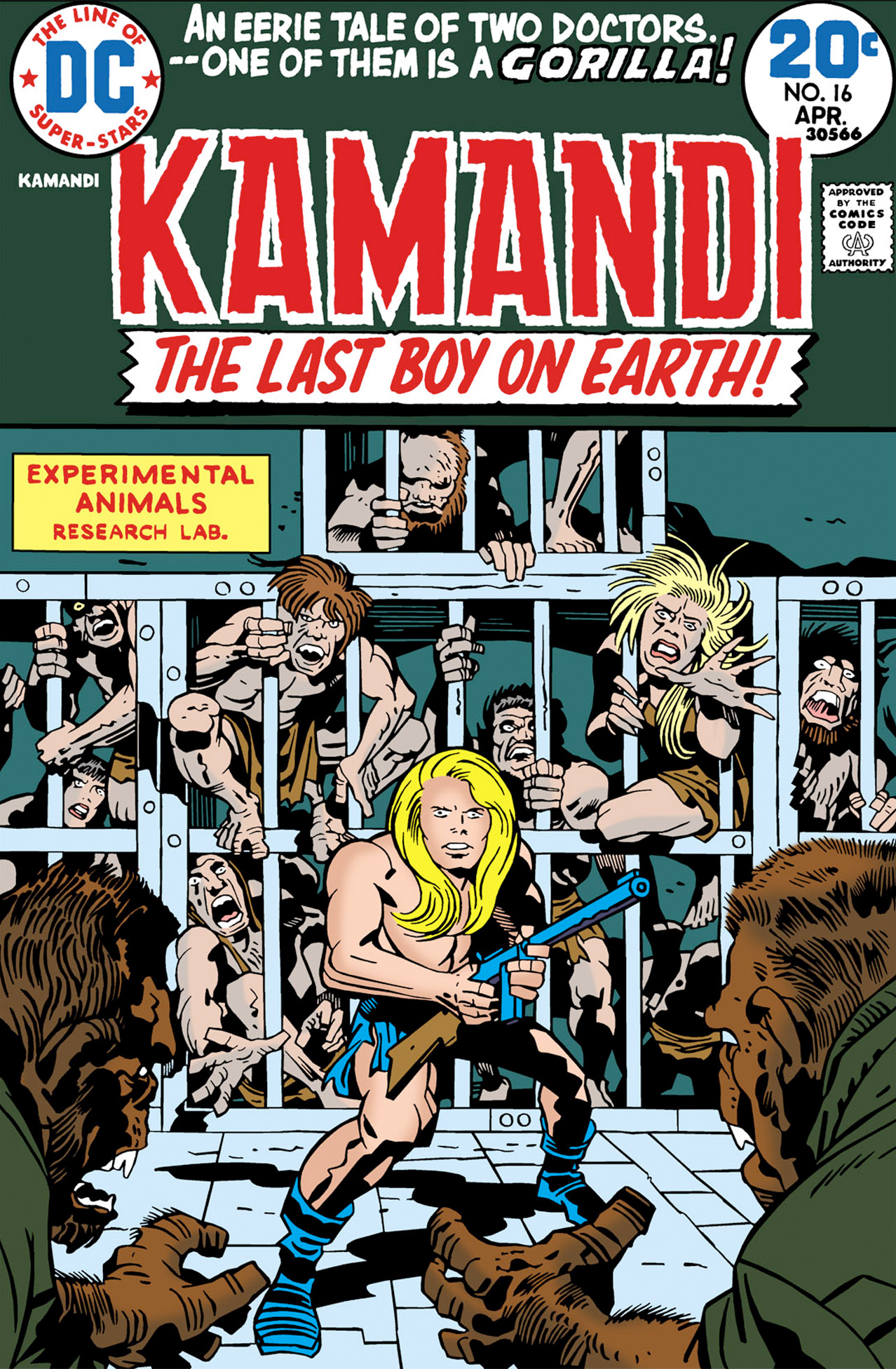 Kamandi, the Last Boy on Earth #16