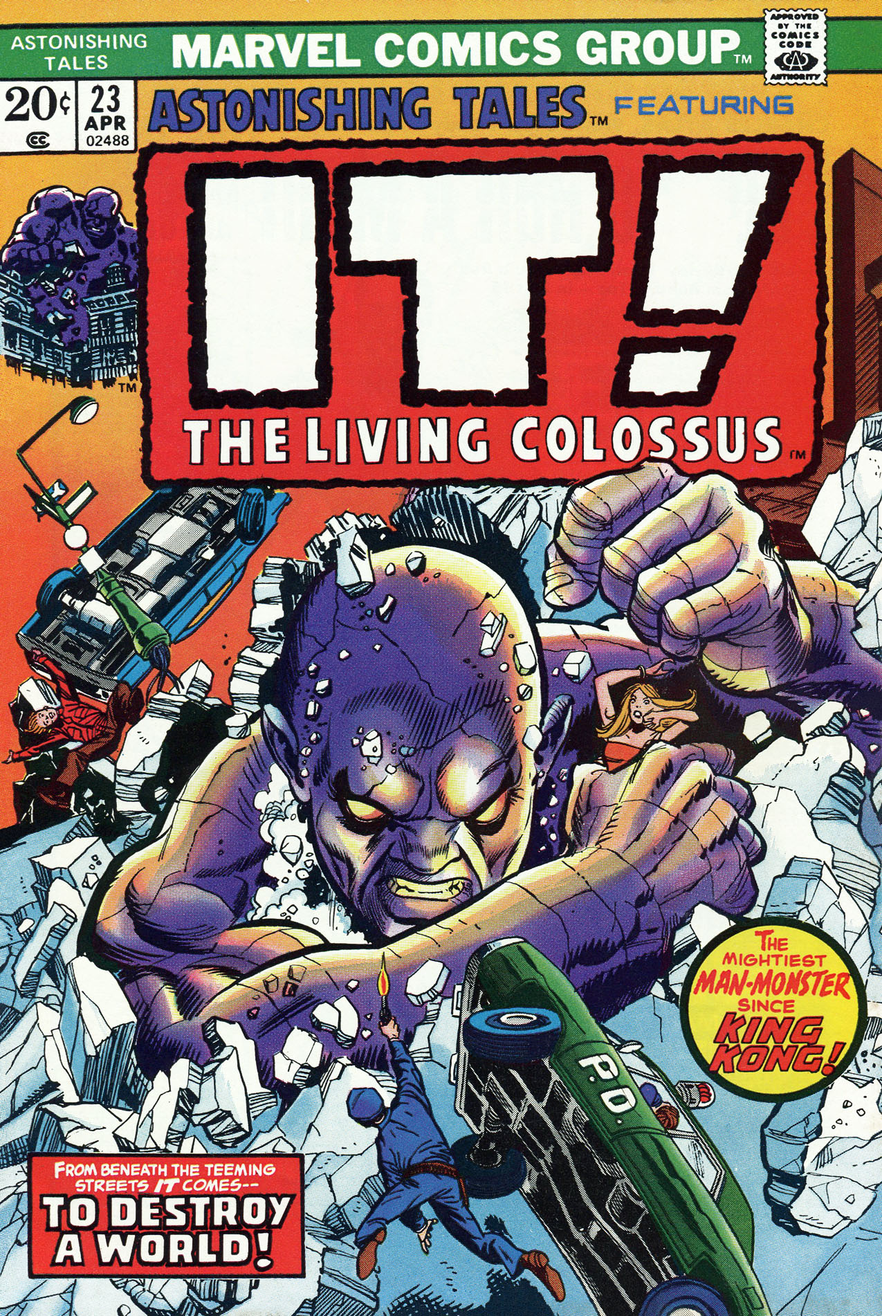 Astonishing Tales #23 cover