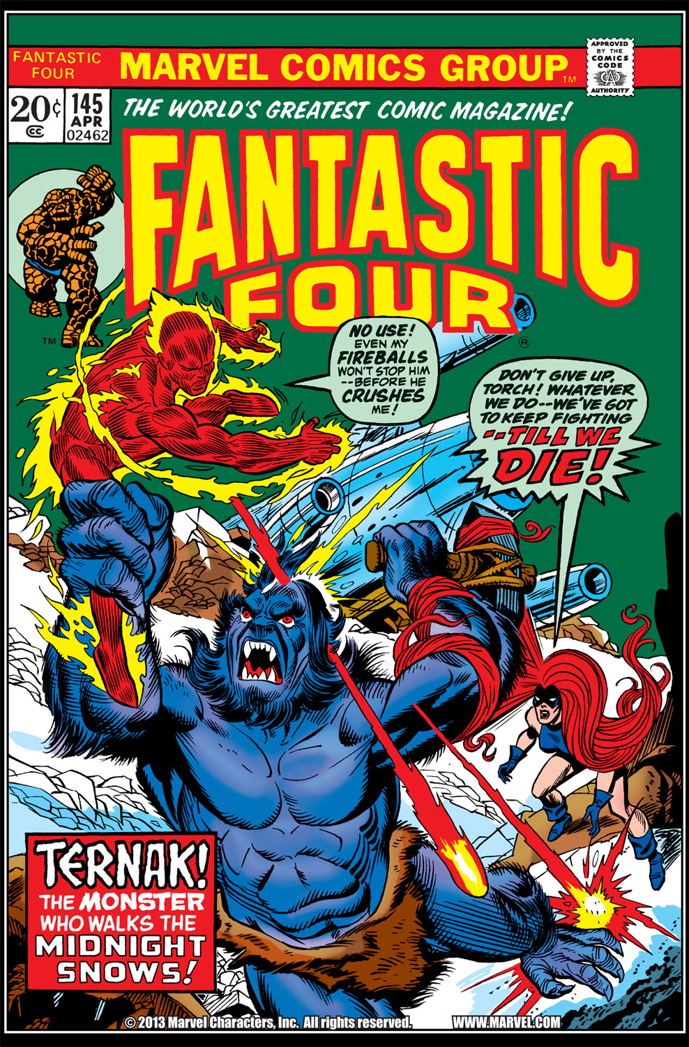 Fantastic Four #145 cover