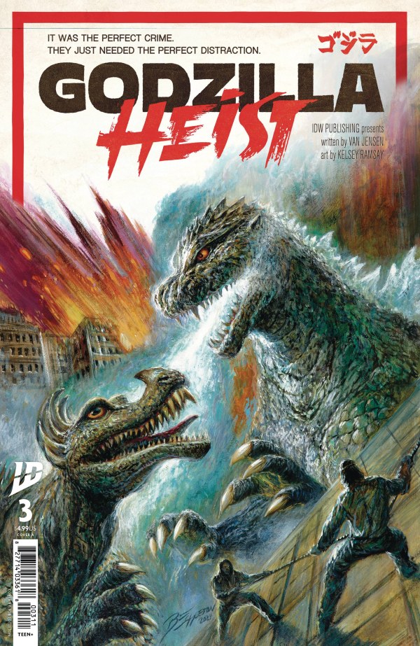 Godzilla: Heist #3 cover