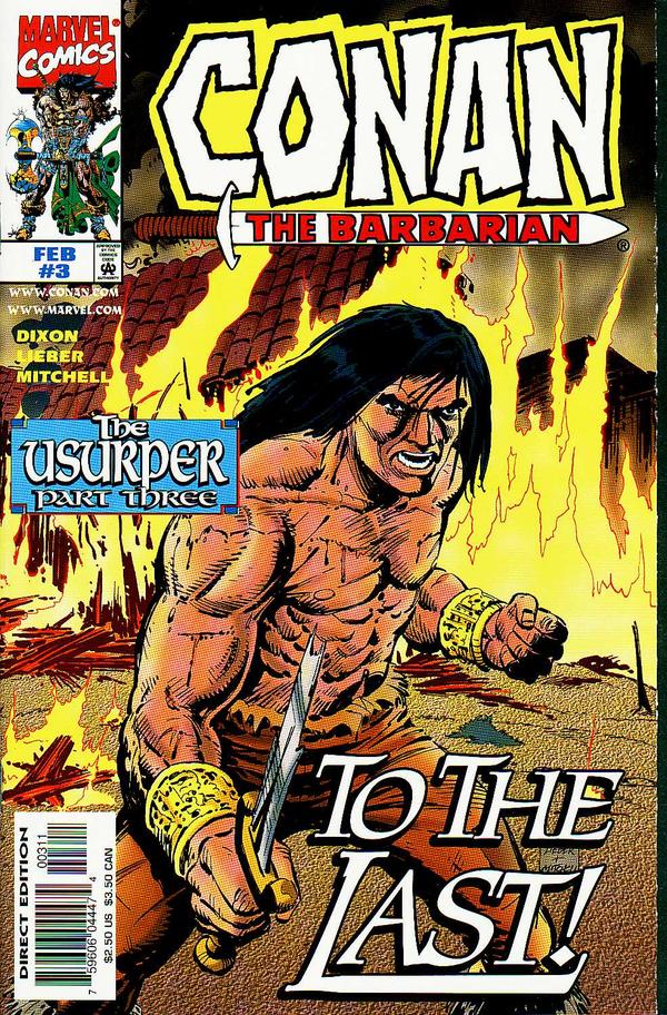 Conan the Barbarian: The Usurper #3 cover