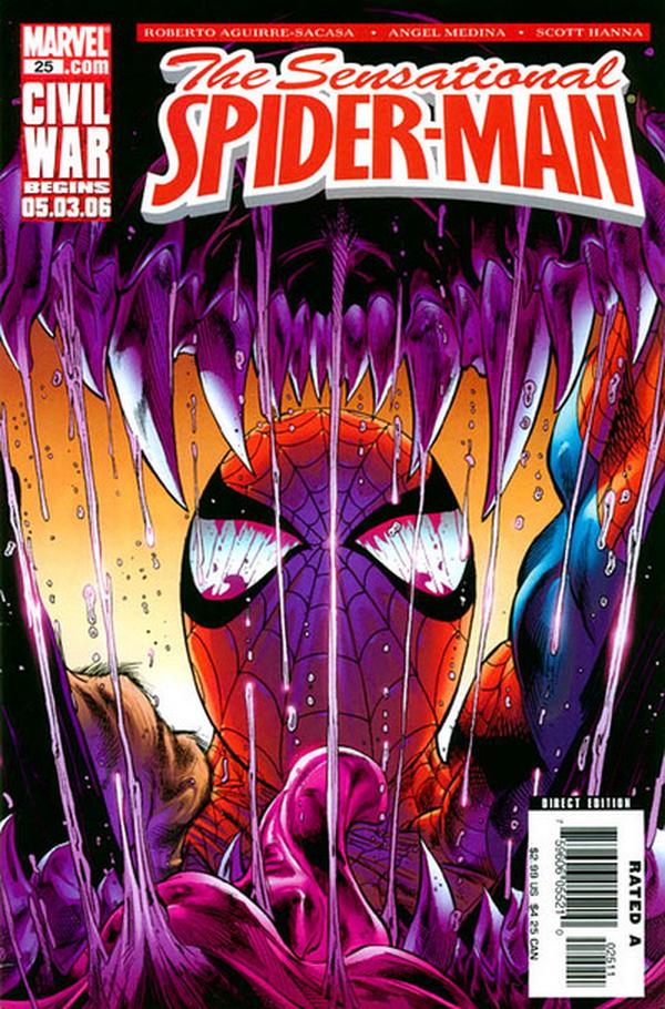 Sensational Spider-Man #25 cover