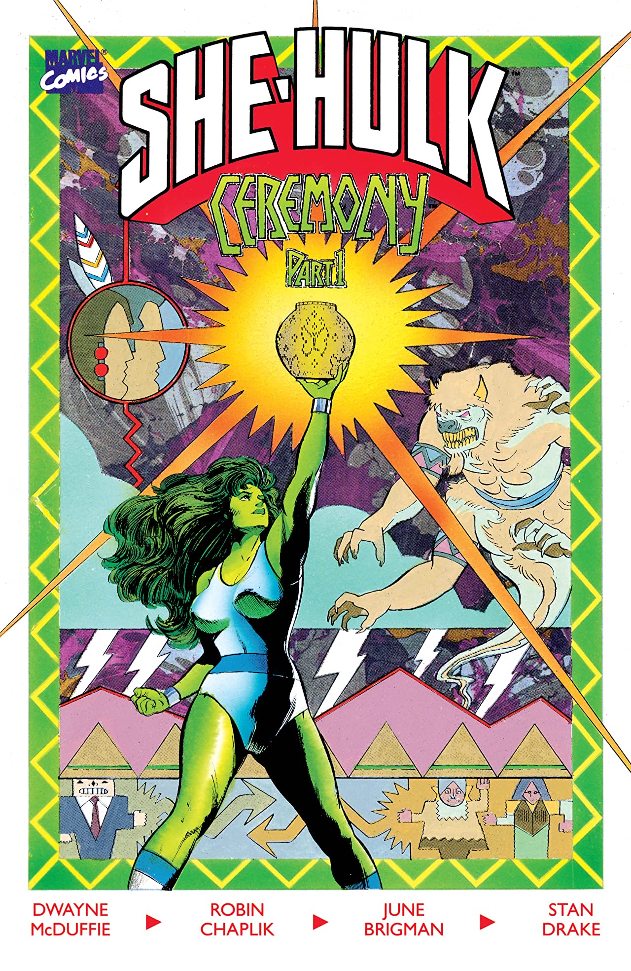 The Sensational She-Hulk in Ceremony #1 cover
