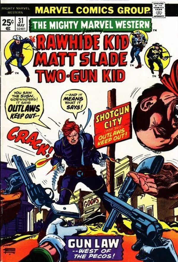 The Mighty Marvel Western #31 cover