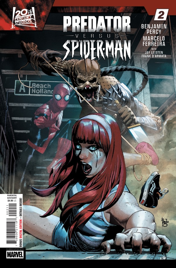 Predator vs. Spider-Man #2 cover