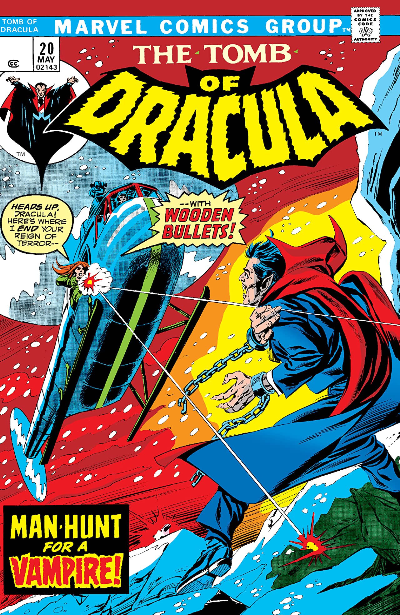 Tomb of Dracula #20 cover