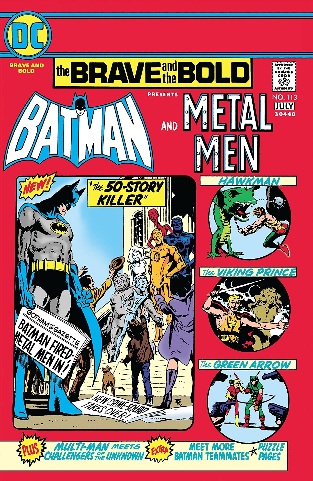 The Brave and the Bold #113 cover