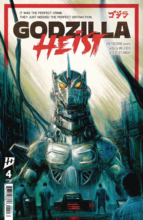 Godzilla: Heist #4 cover