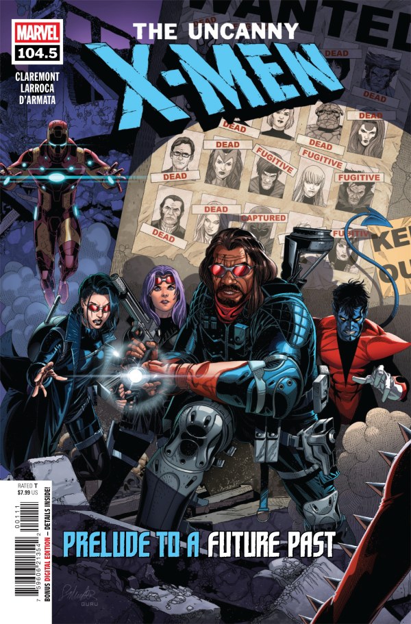 X-Men by Chris Claremont: Prelude to a Future Past #1 cover
