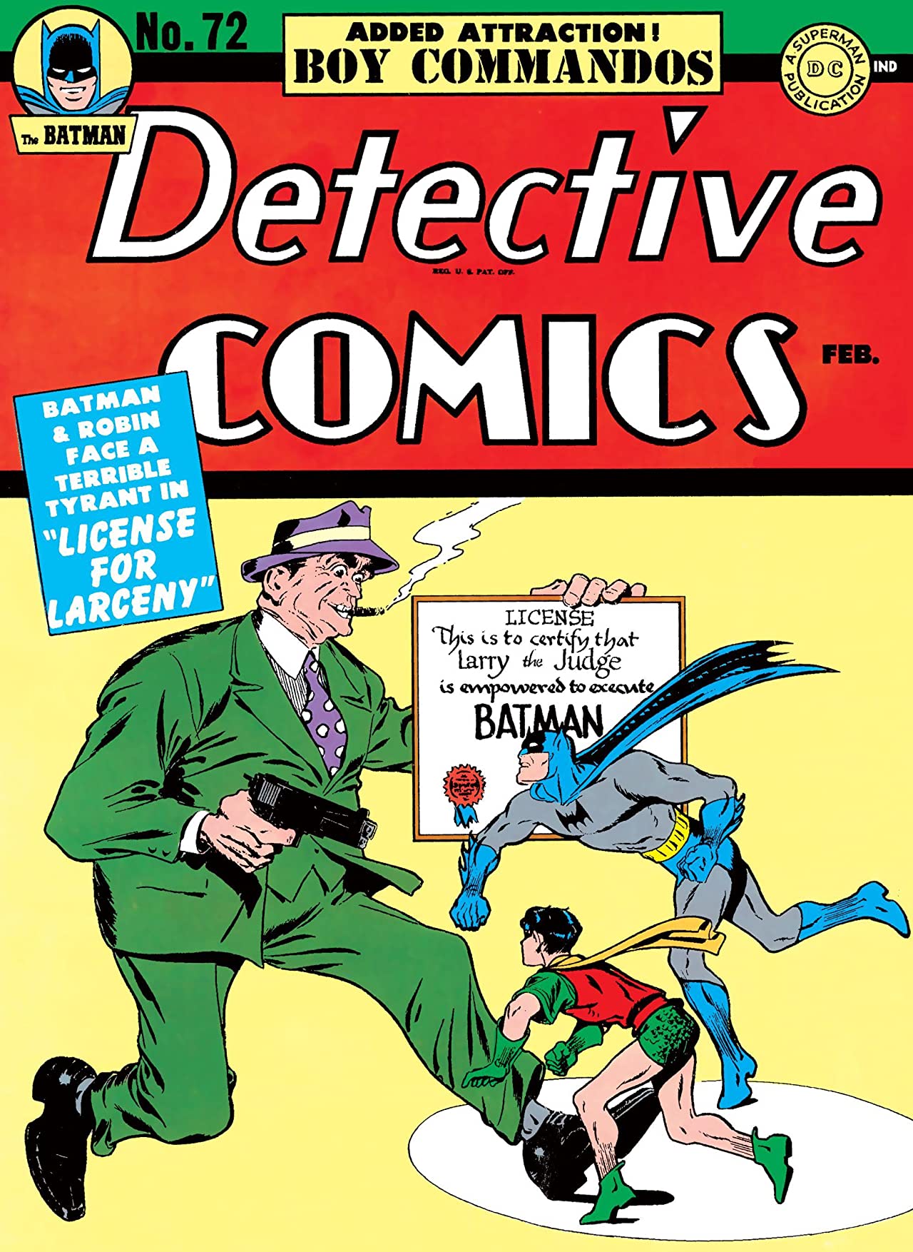 Detective Comics #72 cover