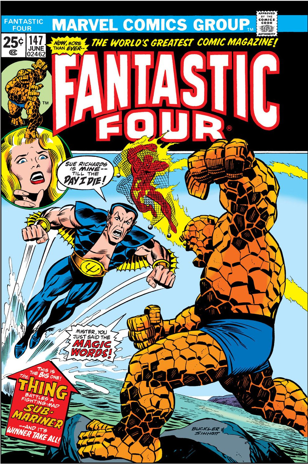 Fantastic Four #147 cover