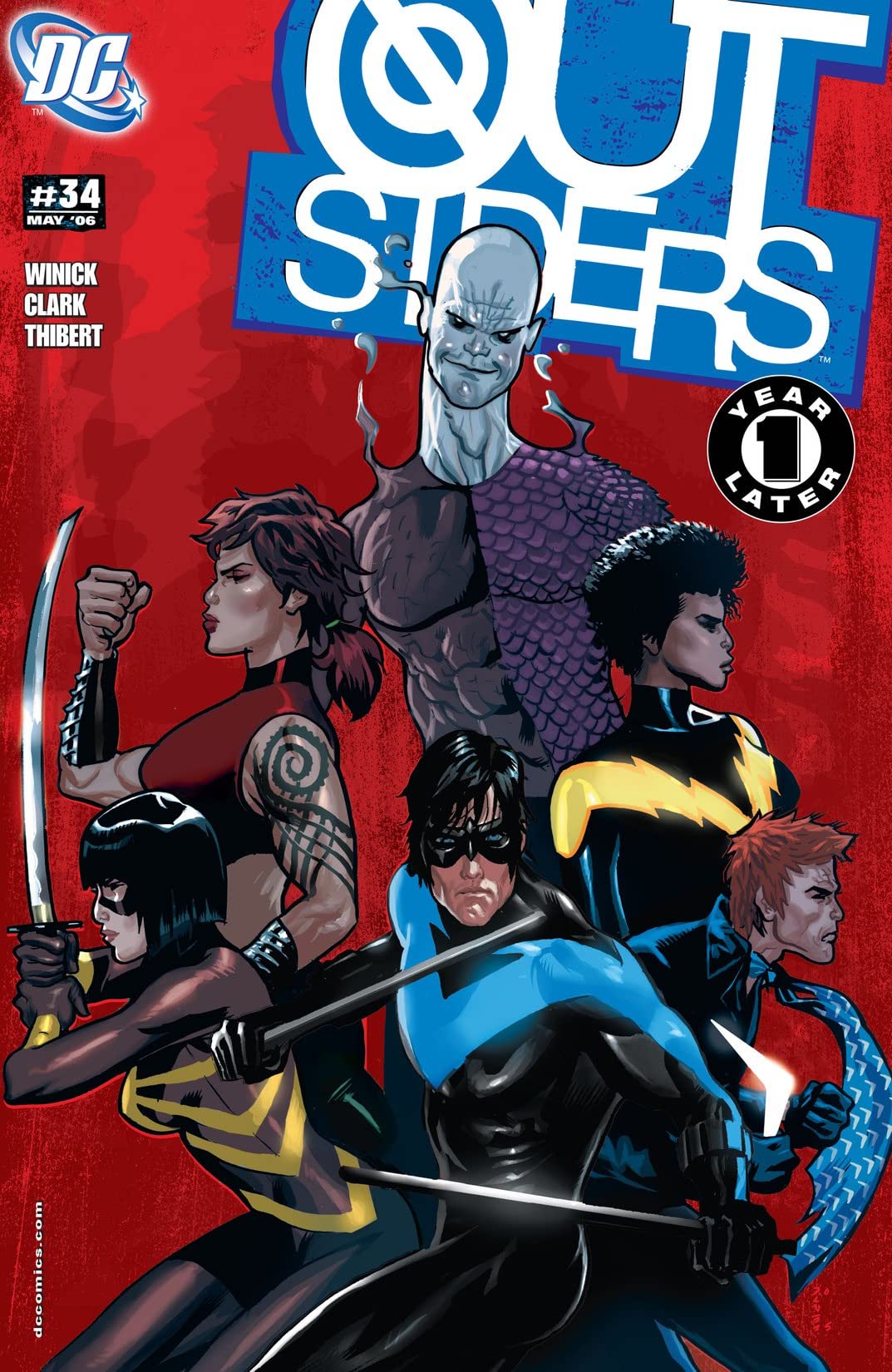 Outsiders #34 cover