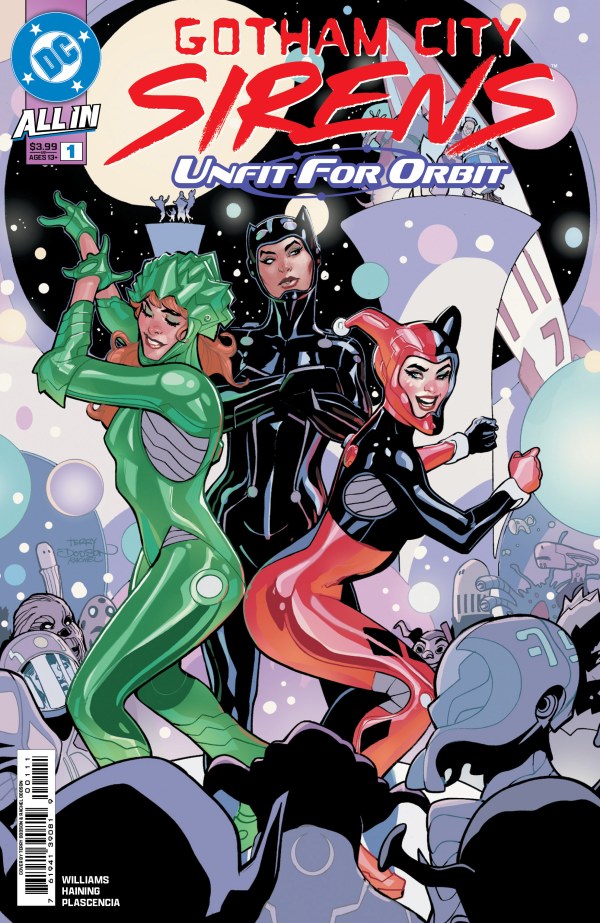 Gotham City Sirens: Unfit for Orbit #1 cover