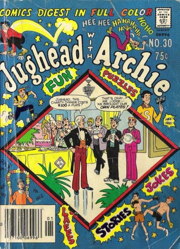 Jughead with Archie Digest #30 cover
