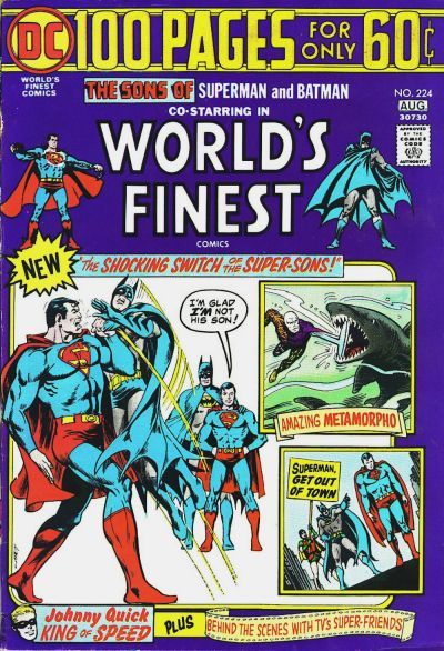 World's Finest Comics #224 cover