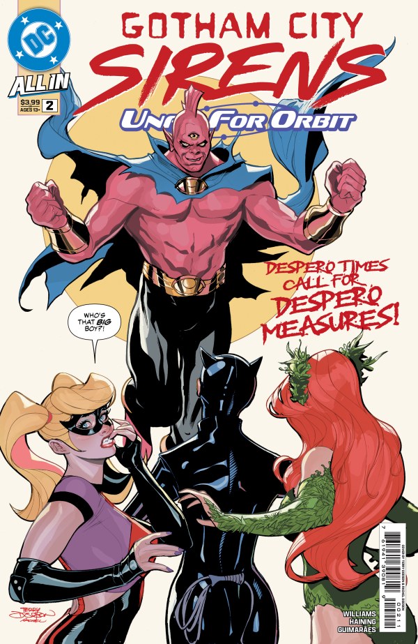 Gotham City Sirens: Unfit for Orbit #2 cover