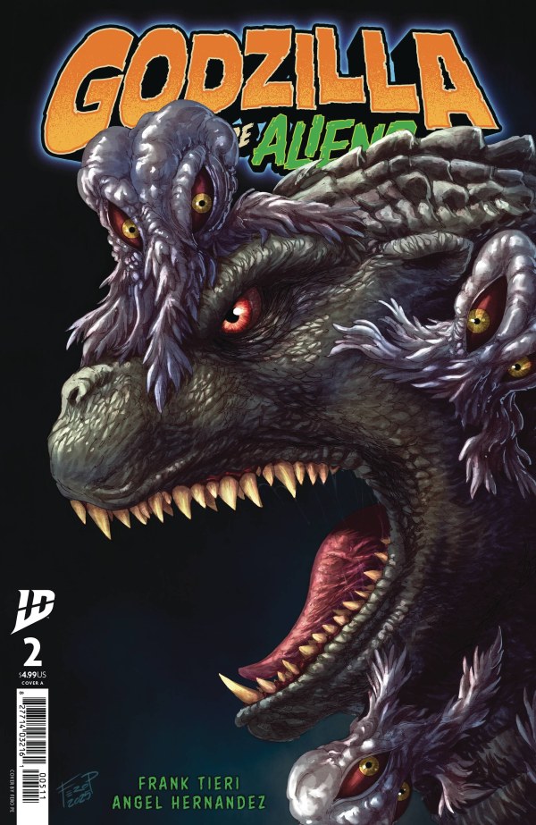 Godzilla: Here There Be Aliens #2 cover