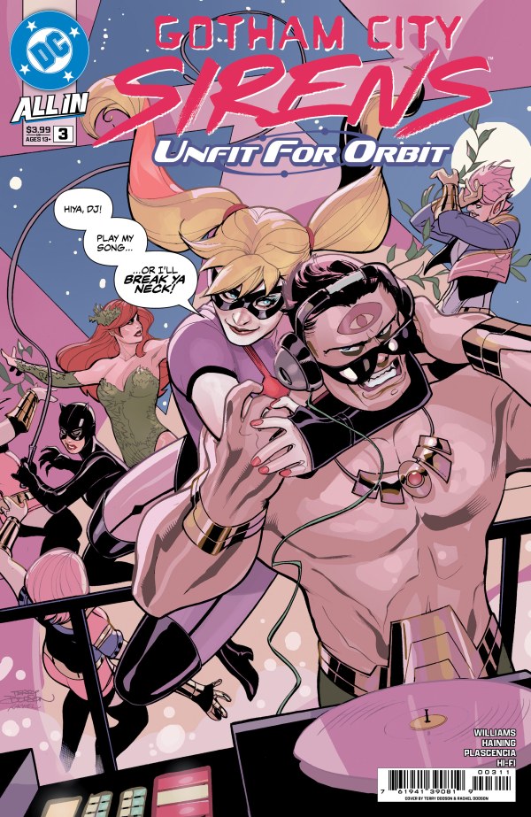 Gotham City Sirens: Unfit for Orbit #3 cover
