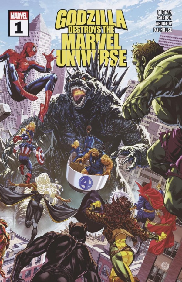 Godzilla Destroys the Marvel Universe