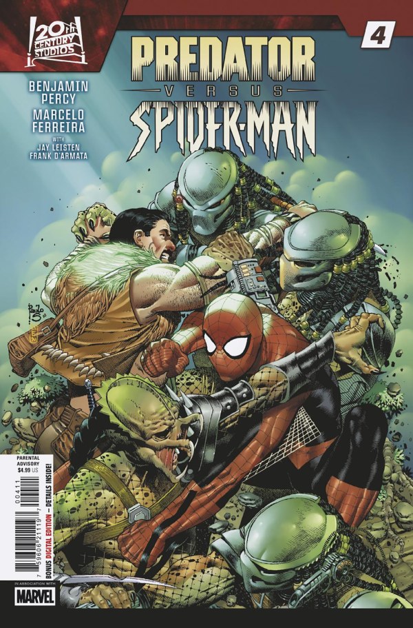 Predator vs. Spider-Man #4 cover