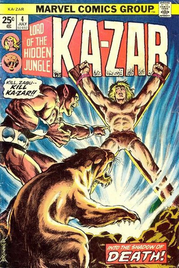 Ka-Zar #4 cover