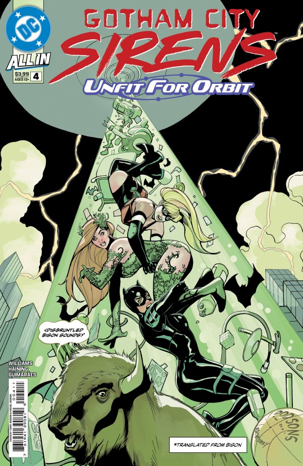Gotham City Sirens: Unfit for Orbit #4 cover