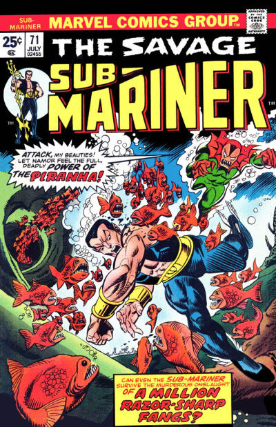 Sub-Mariner #71 cover