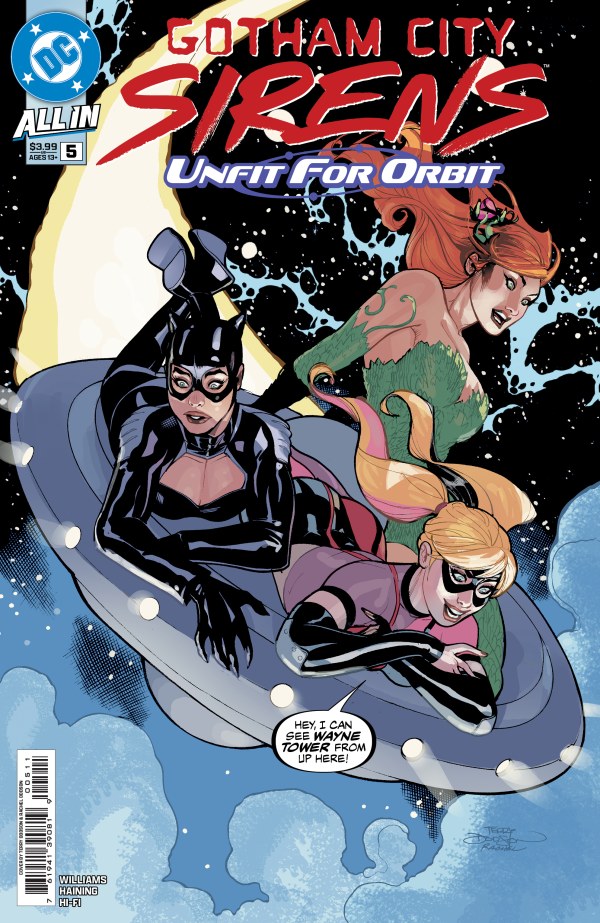 Gotham City Sirens: Unfit for Orbit #5 cover