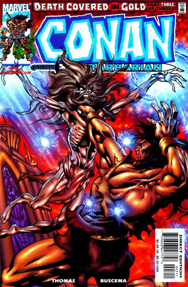 Conan: Death Covered in Gold #3 cover