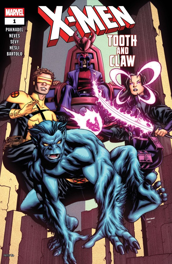 X-Men: Tooth and Claw #1 cover