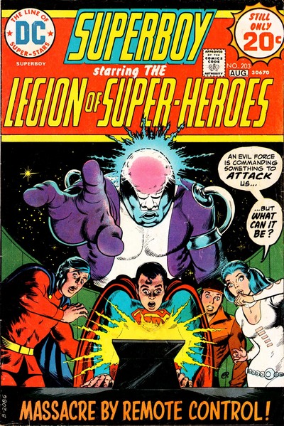 Superboy #203 cover