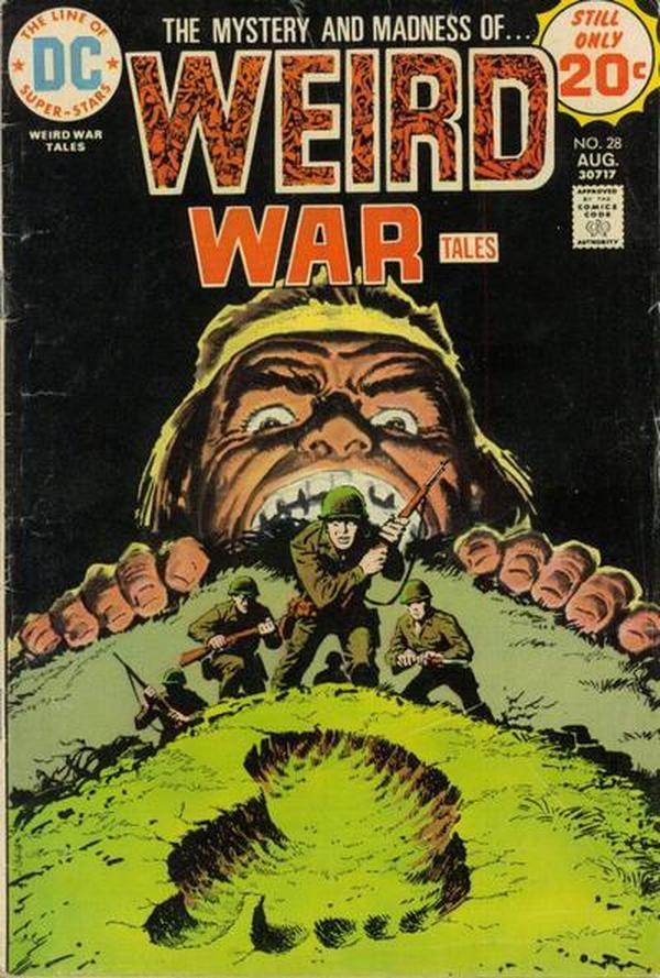 Weird War Tales #28 cover