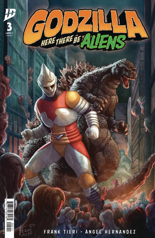 Godzilla: Here There Be Aliens #3 cover