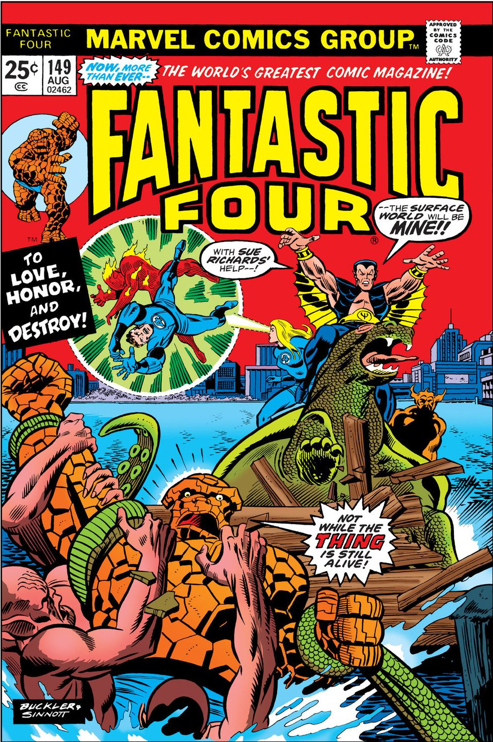 Fantastic Four #149 cover