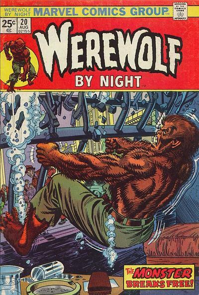 Werewolf by Night #20 cover