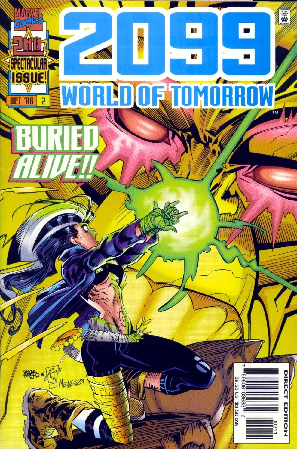 2099: World of Tomorrow #2 cover