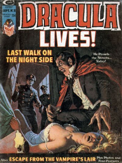 Dracula Lives #8 cover